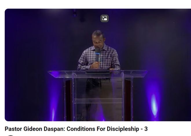 Conditions for Discipleship- 3